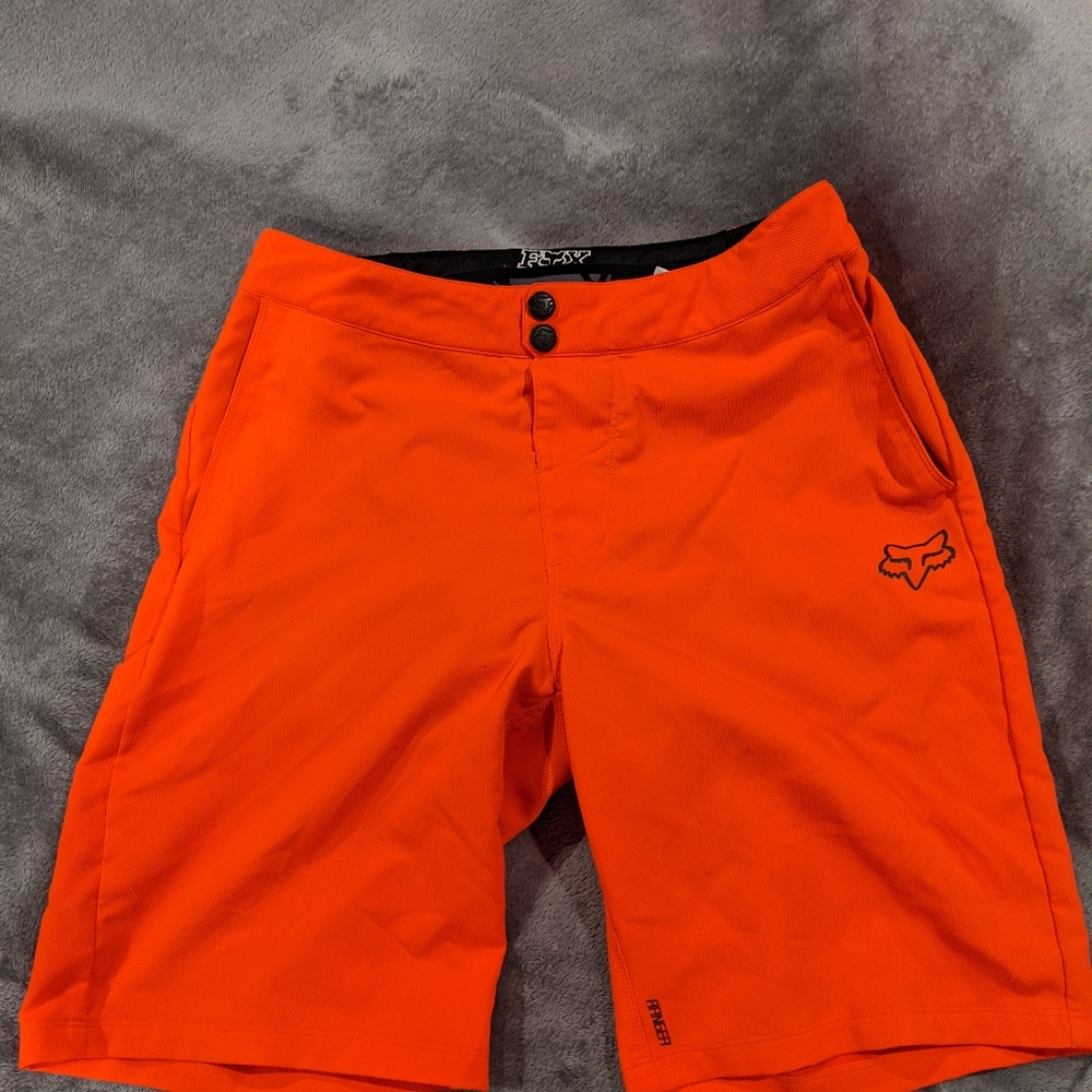 Men's Fox Biking Shorts Orange -32